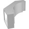 Ekena Millwork 5 1/2-in. W x 14-in. D x 18-in. H Merced Architectural Grade PVC Knee Brace BRCP055X14X18MRC - alternate 5